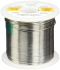 Spool of yellow-labeled silver metal wire, 1 lb label
