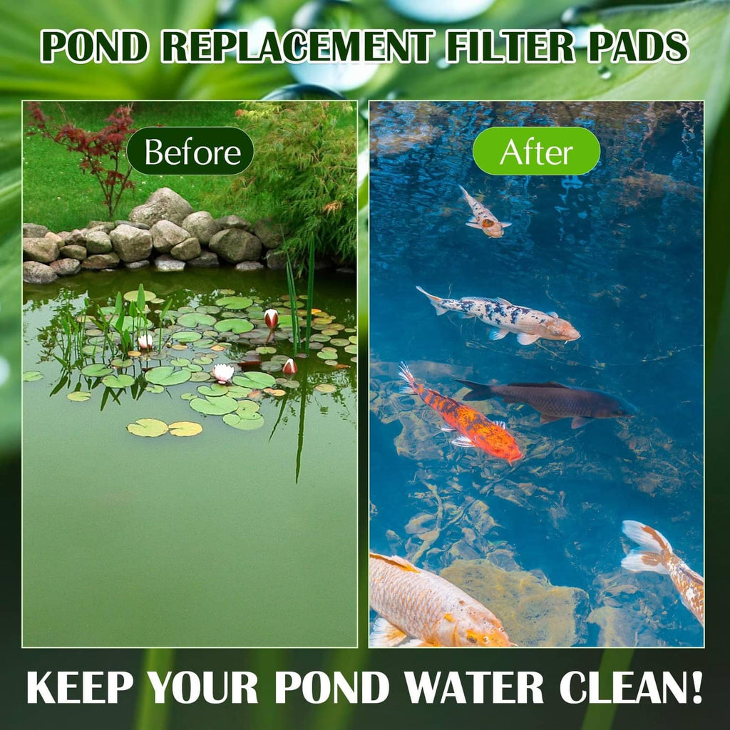 Pond replacement filter pads set to keep pond water clean