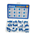 BOJACK 12-values potentiometer kit with 60 multiturn resistors in blue organizer case