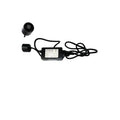 UV electronic ballast module with lamp socket and black power cables