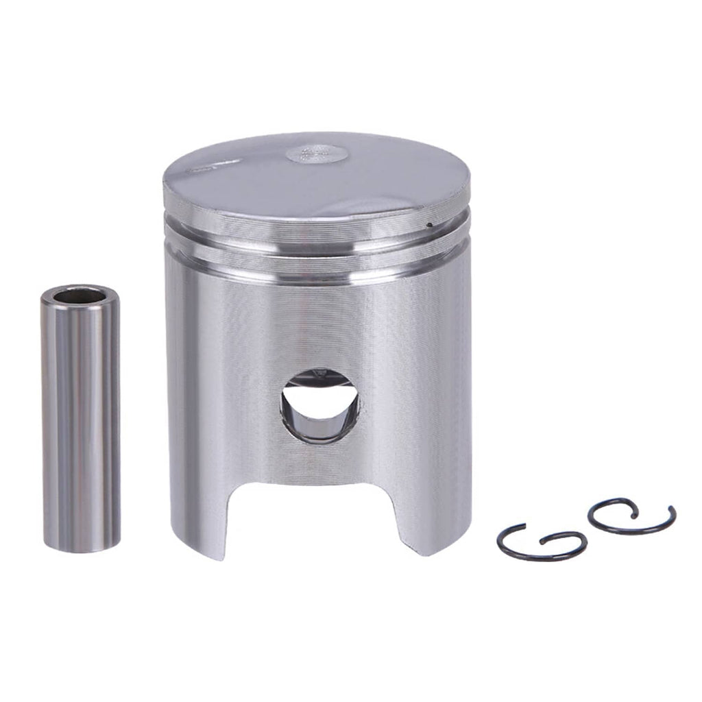 Aluminum piston with wrist pin hole and top compression area, plus ring set