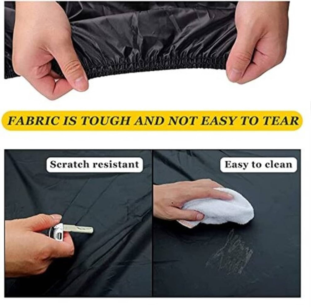 Black log splitter cover fabric, scratch resistant and easy to clean surface