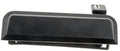 Exterior door handle for driver-side (LH), dark gray/black, rectangular bezel