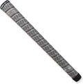 Traxion golf club wrap grip, dark gray X-pattern texture with black end cap