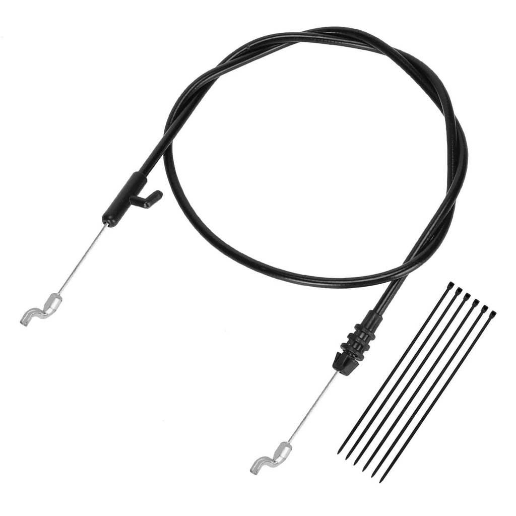 XIKOBY black control cable with Z-bend ends and connector, plus zip ties