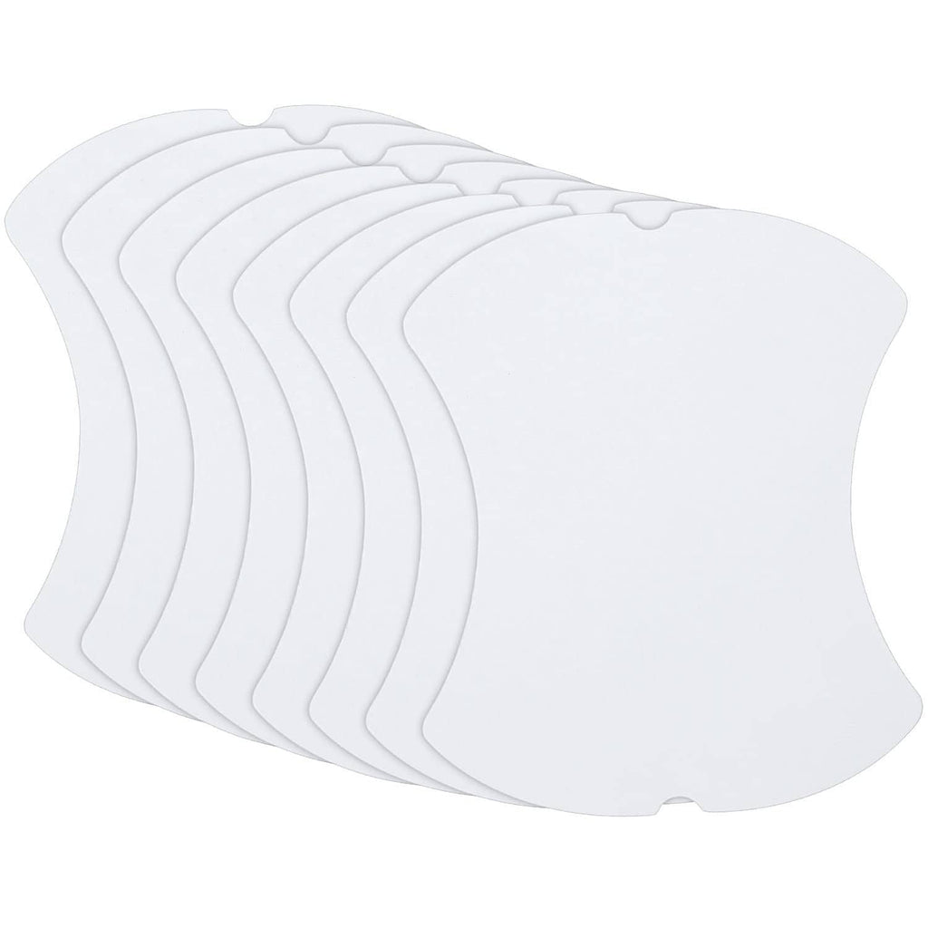 Set of white car door handle cup protector films, shaped covers