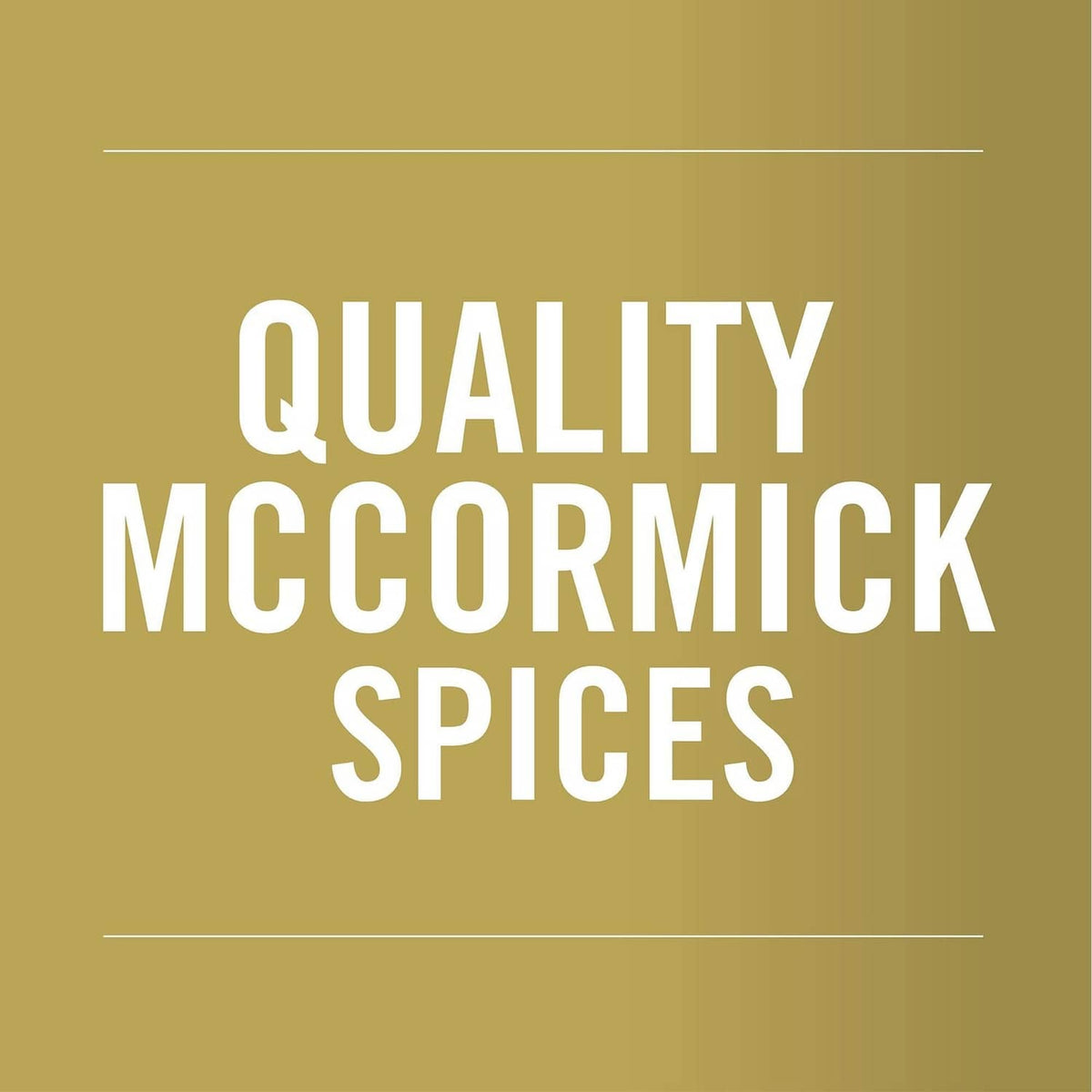 Quality McCormick Spices label badge