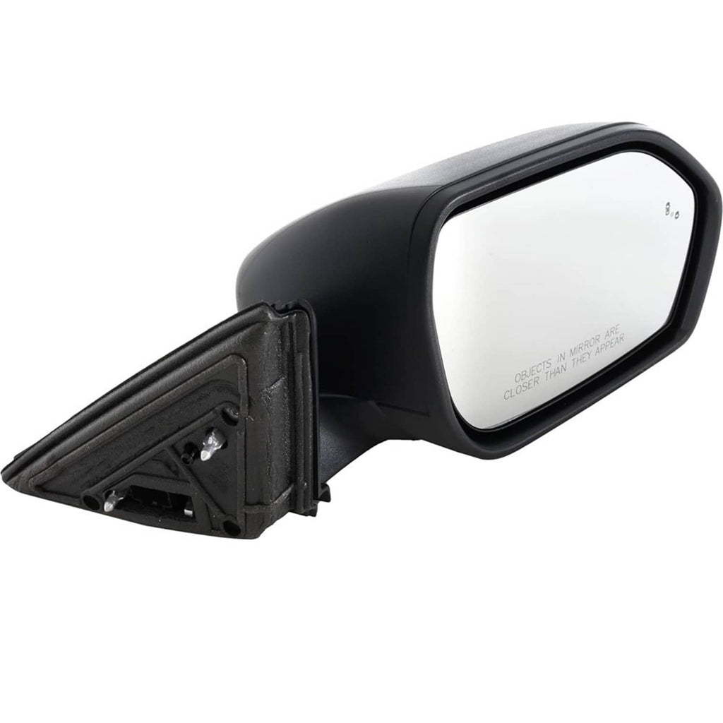 Passenger side mirror with back housing and electrical connector