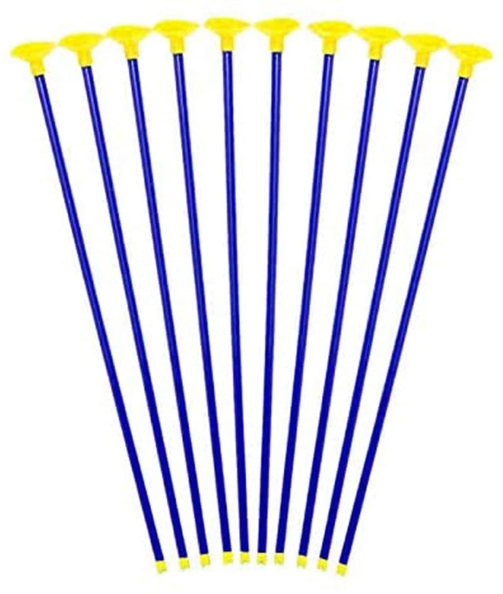 Blue and yellow suction cup archery arrows, 16-pack replacement set