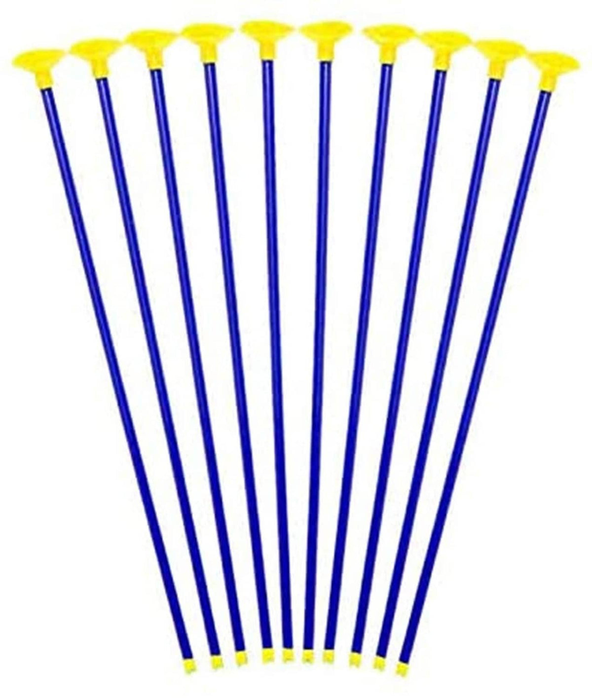 Blue and yellow suction cup archery arrows, 16-pack replacement set