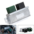 Glow plug control relay module with aluminum housing and black and green connectors