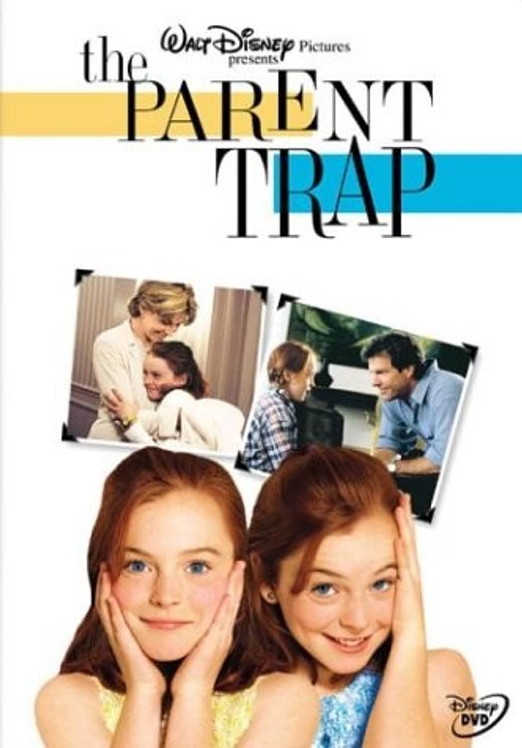 The Parent Trap DVD cover with two smiling girls and DVD logo