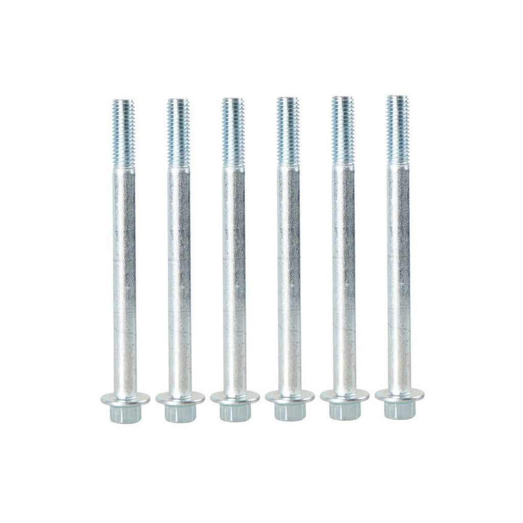 Set of zinc-plated bolts with flat heads for water pump spacer installation