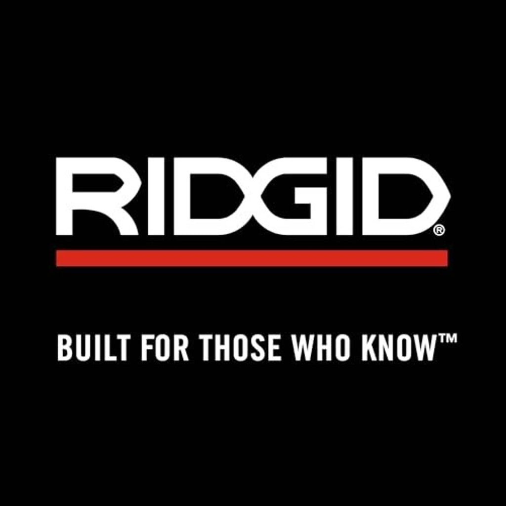 RIDGID logo with Built for those who know slogan