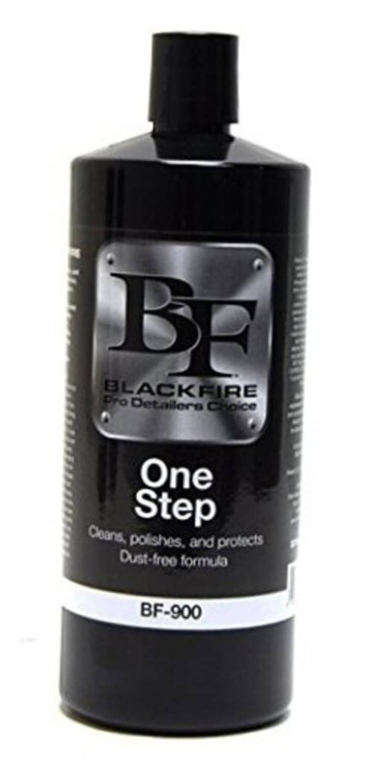 Blackfire One Step all-in-one paint correction bottle, black cap, BF-900 label