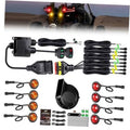 UTV turn signal kit with pre-wired module, 8 LED pods, relay box, horn