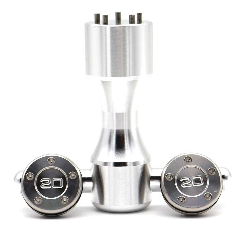 Golf putter weight adapter with two round 20g weight plates