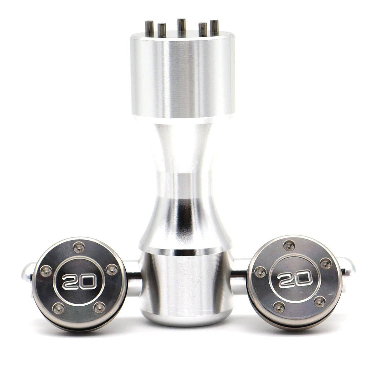 Golf putter weight adapter with two round 20g weight plates