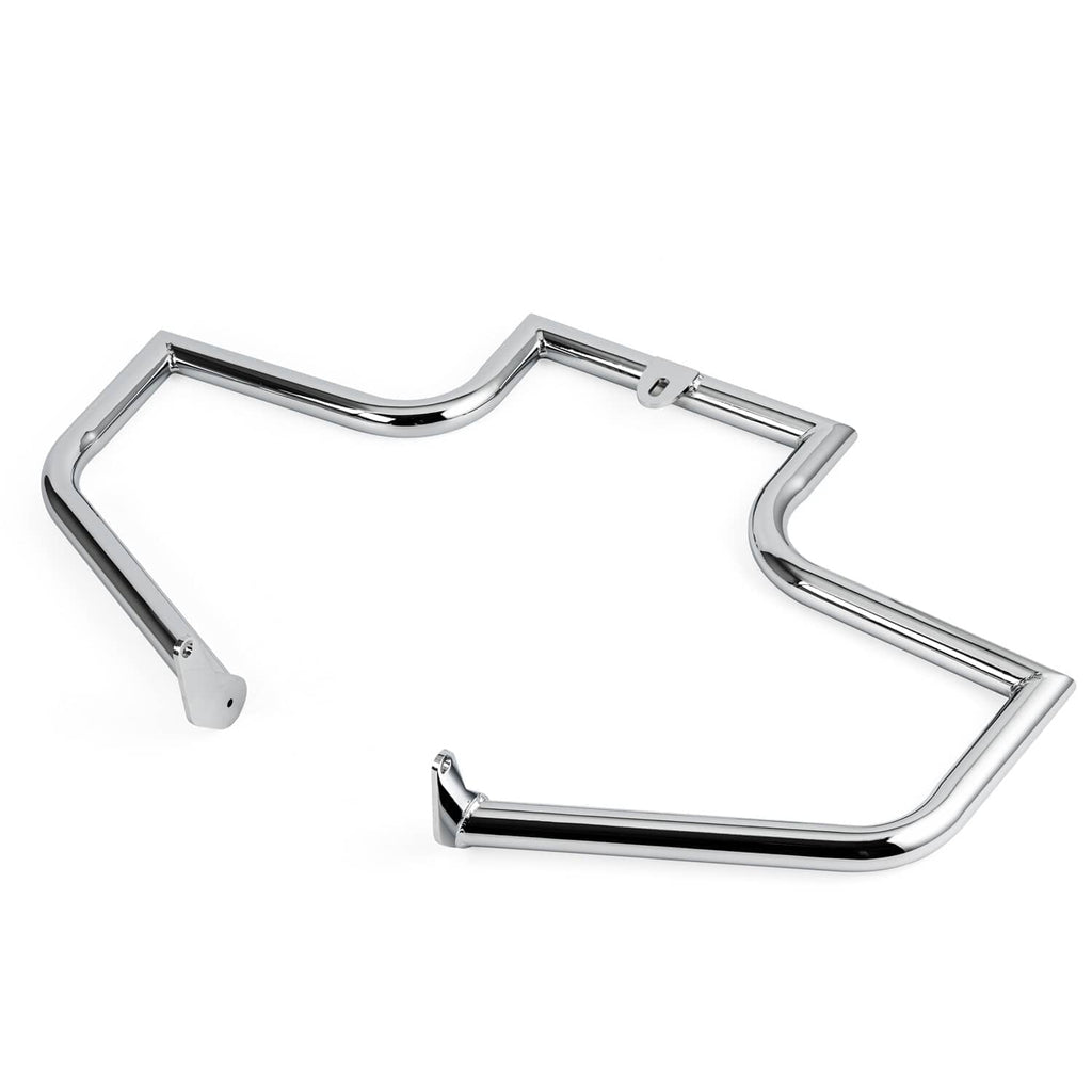 Harley engine guard crash bar, chrome highway guard with mounting brackets