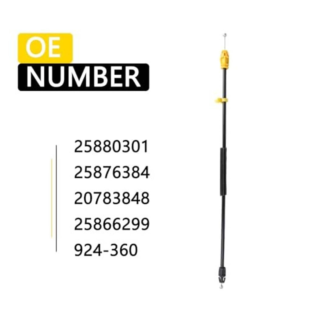 Door latch cable assembly with yellow terminals and black housing