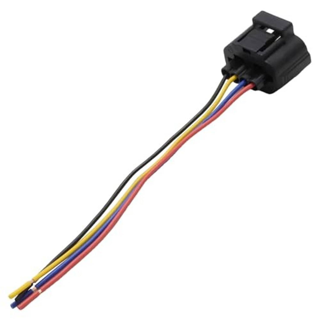 4-pin TPS connector wiring harness plug with multicolor wire leads