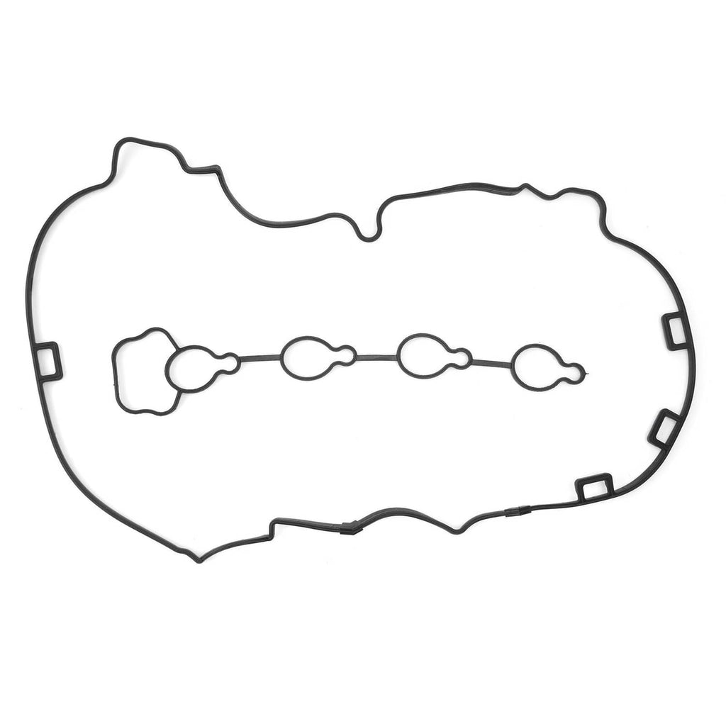 Large engine gasket with molded passages and multiple small cutouts
