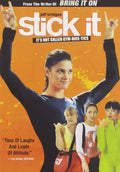 Movie cover for Stick It with a woman in black raising both arms