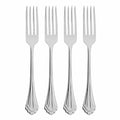 Oneida Marquette fine dinner fork set of 4, polished stainless steel