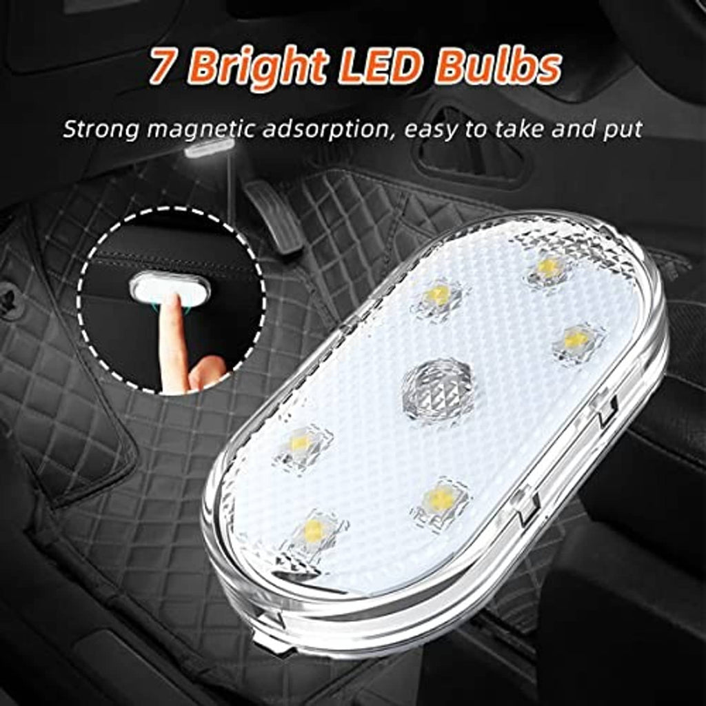 Car LED interior bulb set, oval white LED light with multiple chips on car seat