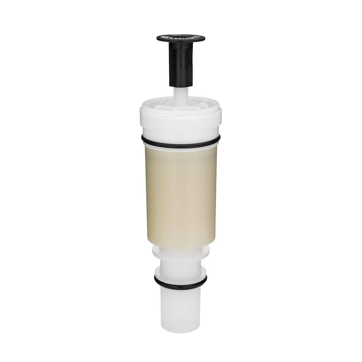Flushmate flush valve replacement cartridge assembly with white and beige housing