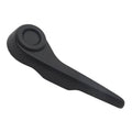 Black seat back adjustment recliner lever handle with circular control button