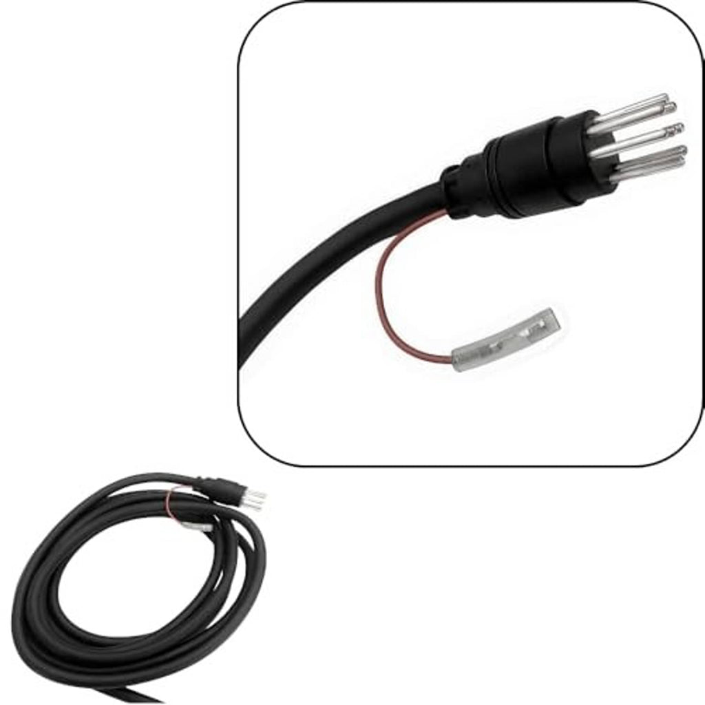 Remote control wiring cable with multi-pin connector plug and lead