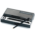 Black Stylophone pocket electronic synthesizer with metal tone grid and keyboard