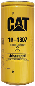 Caterpillar CAT engine oil filter canister, yellow, 1R-1807, Advanced high efficiency