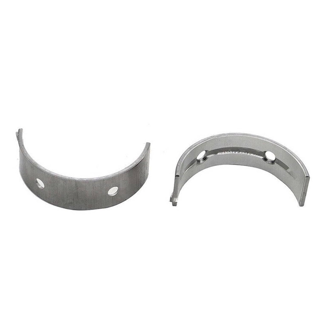 Main and rod bearing kit with two silver half-moon bearing shells