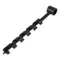 Black wood eye auger drill bit with screw tip for drilling holes in timber