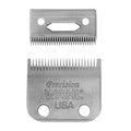 Wahl Precision USA clipper blade set, two silver comb blades