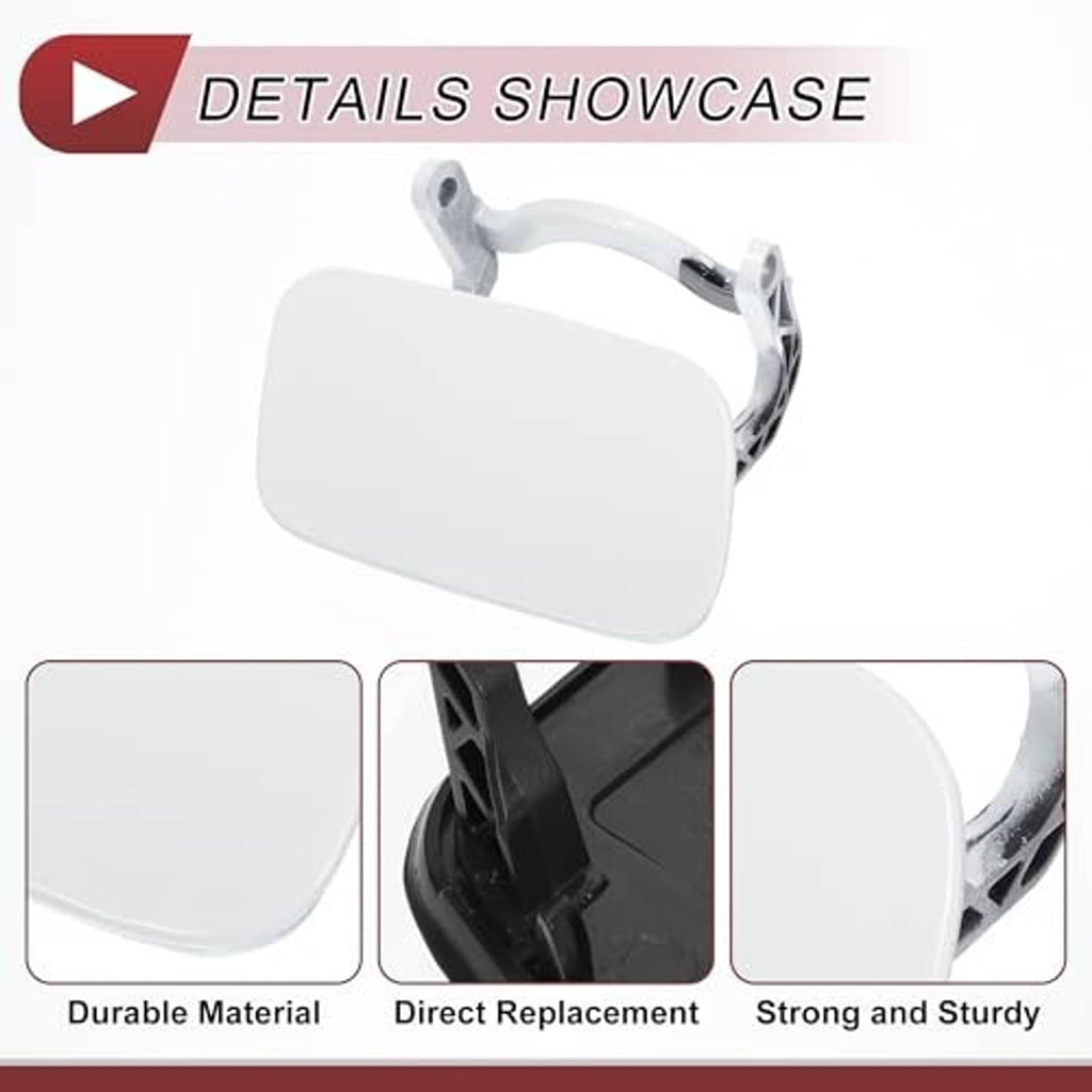 White headlight washer nozzle cover cap with nozzle hose, product detail