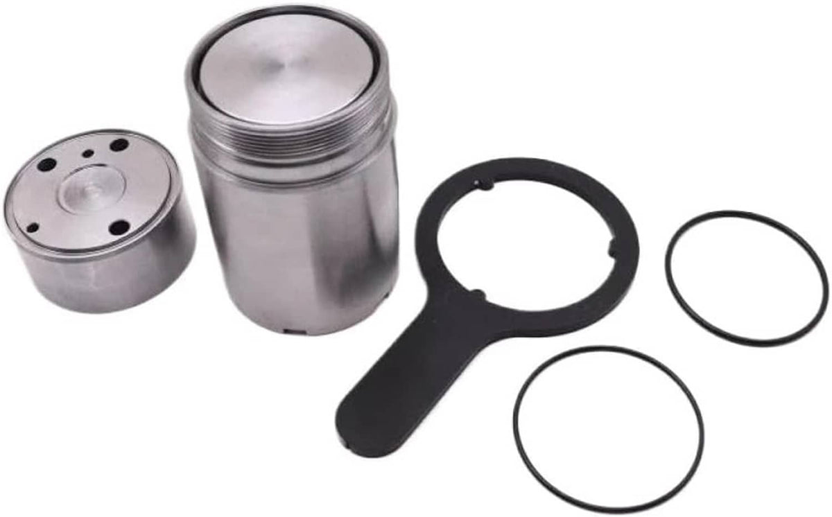 Transmission accumulator mechatronic kit with metal cylinders, O-rings, and black seal tool