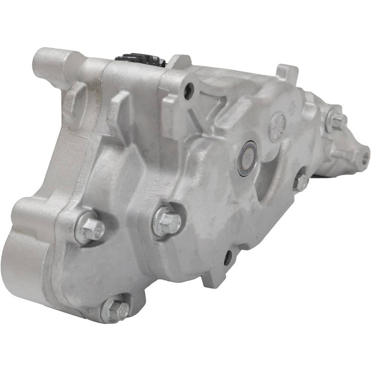 Engine oil pump housing with bolt points and gear cover