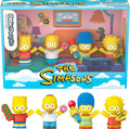 Simpsons collectible figure set in display box with four yellow character figures