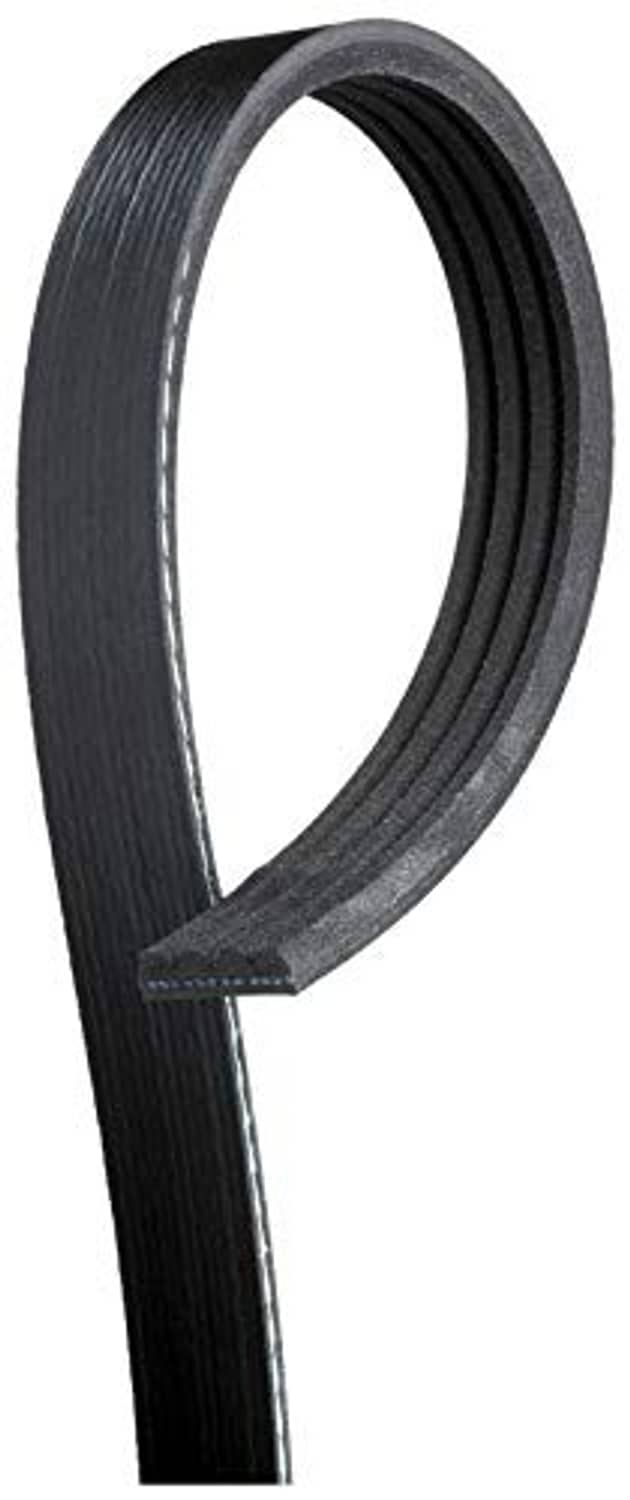 Gates K040620 belt, black ribbed loop