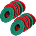 Battery terminal anti-corrosion fiber washers, red and green felt rings set of 12