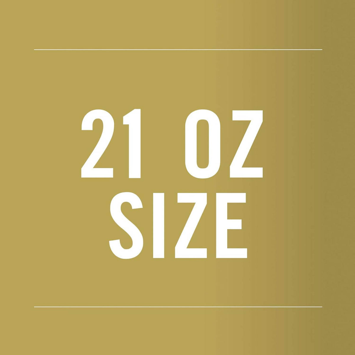 21 oz size label badge