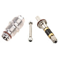 Stainless steel replacement gun repair parts: two fittings and adjustment pin