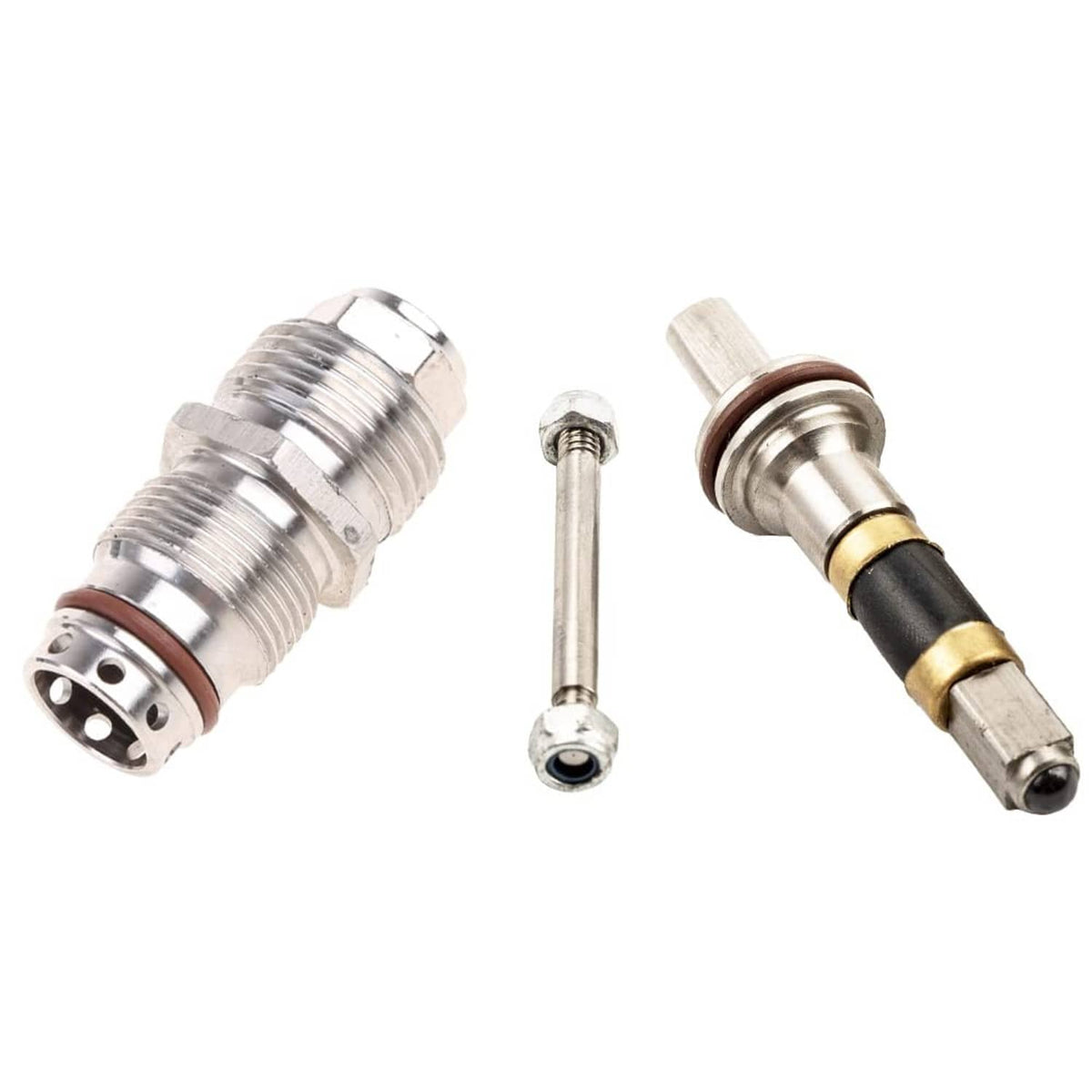 Stainless steel replacement gun repair parts: two fittings and adjustment pin