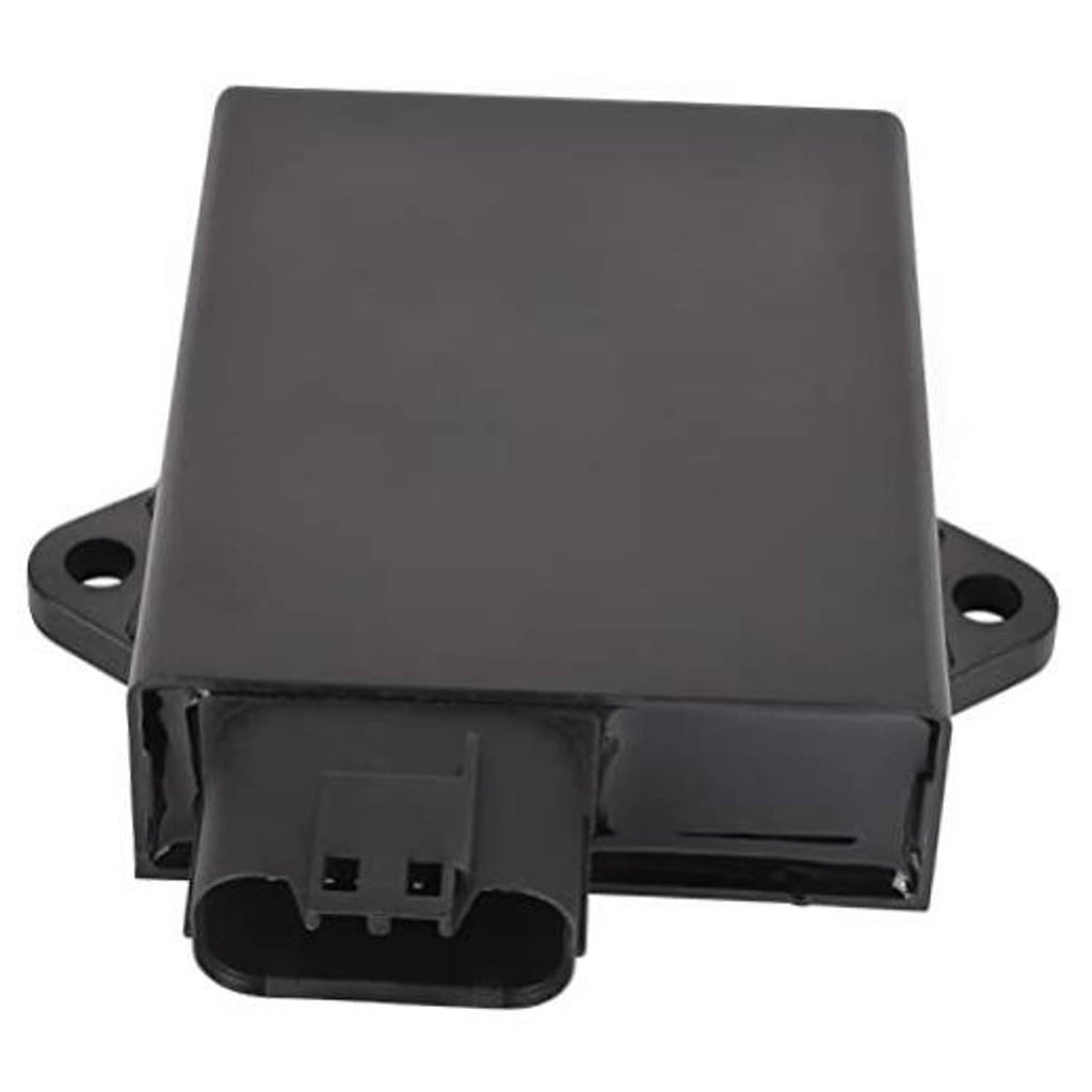 Black CDI ignition control module with mounting tabs and multi-pin connector
