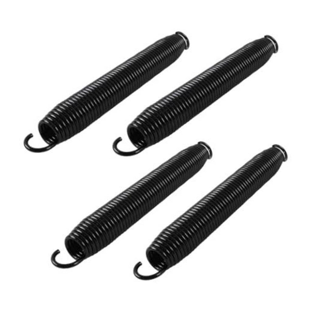 Replacement spring kit: four black coil springs with curved end hooks