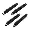 Replacement spring kit: four black coil springs with curved end hooks