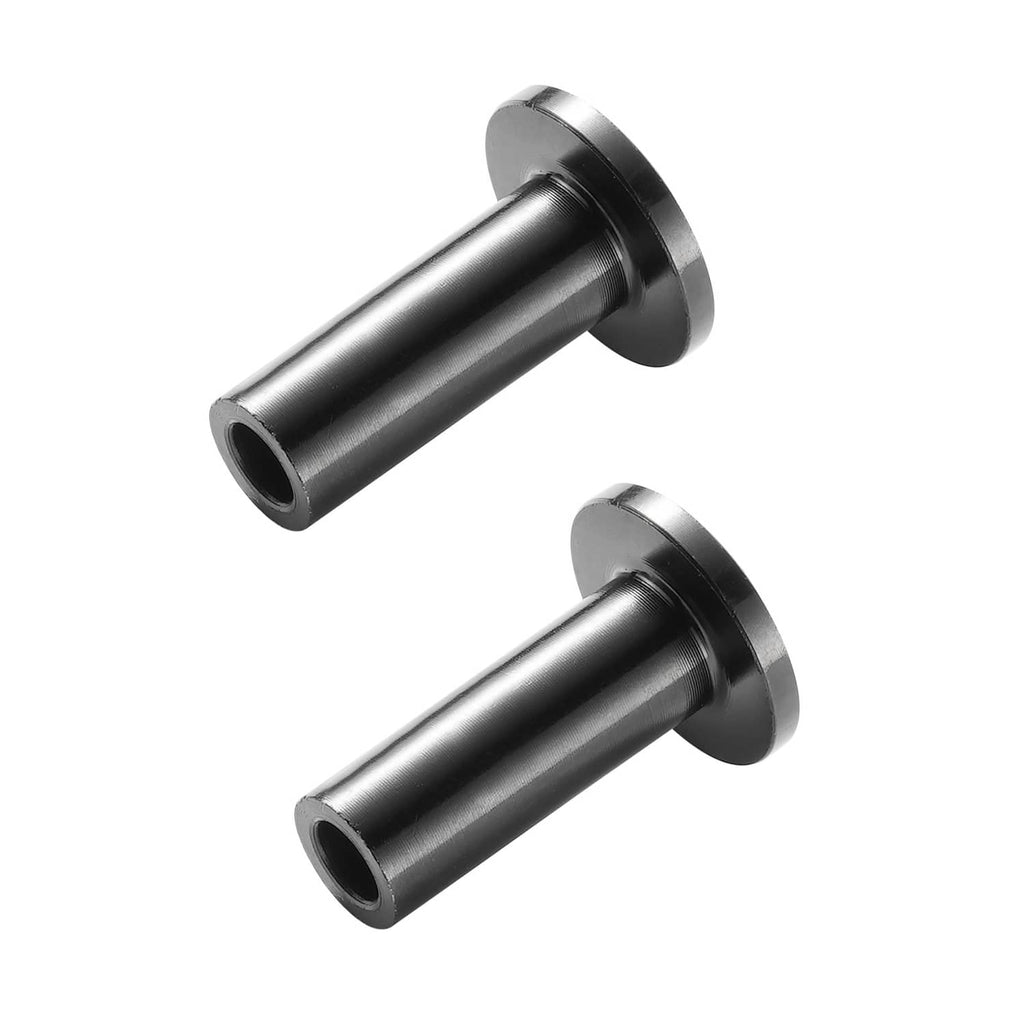 Stainless steel wire rope protector sleeves with flanged ends, 2-piece view